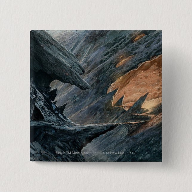 Goblin Town Concept - Pathway 2 Inch Square Button (Front)