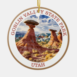 Goblin Valley State Park, Utah  Ceramic Ornament