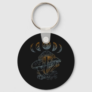 Goblincore Aesthetic Academia Cottagecore Mushroom Keychain