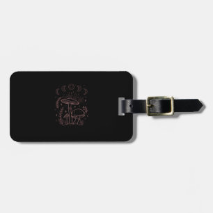 Goblincore Aesthetic Academia Cottagecore Mushroom Luggage Tag
