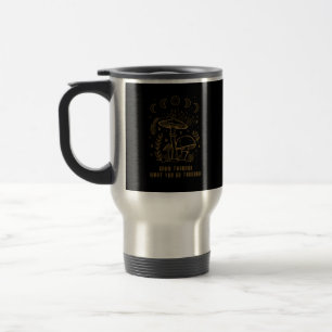 Goblincore Aesthetic Academia Cottagecore Mushroom Travel Mug