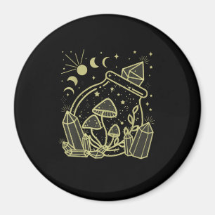 Goblincore Aesthetic Cottagecore Academia Mushroom Magnet