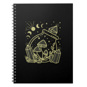 Goblincore Aesthetic Cottagecore Academia Mushroom Notebook
