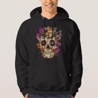 Goblincore Aesthetic. Grunge Moon Crystals Mushroo Hoodie