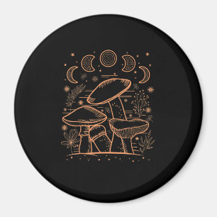 Goblincore Aesthetic Mushroom Fungi Academia Magnet