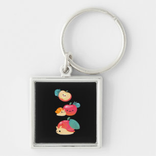 Goblincore Apple Snail Keychain
