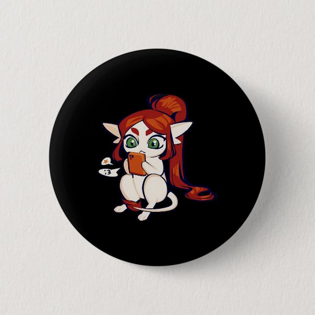 Goblincore Ariral Classic 2 Inch Round Button (Front)