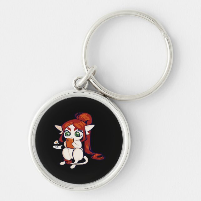 Goblincore Ariral Classic Keychain (Front)