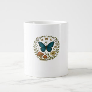 Goblincore Butterfly Fairycore Botanical Apparel C Large Coffee Mug