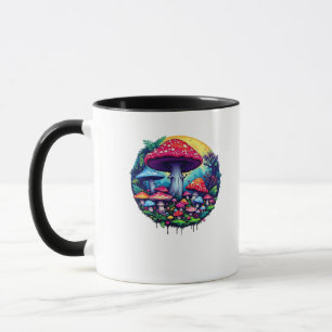 Goblincore Colorful Mushrooms Classic Mug