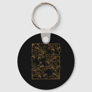 Goblincore Cottagecore Academia Aesthetic Strawber Keychain
