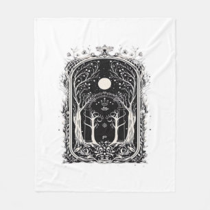 Goblincore Fantasy Gate To Classic Fleece Blanket