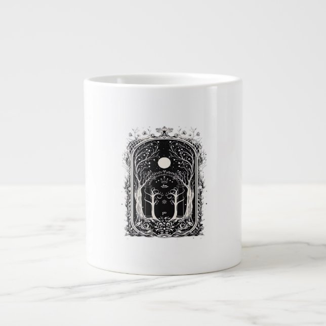 Goblincore Fantasy Gate To  Classic Large Coffee Mug (Front)