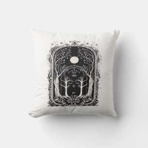 Goblincore Fantasy Gate To Classic Throw Pillow