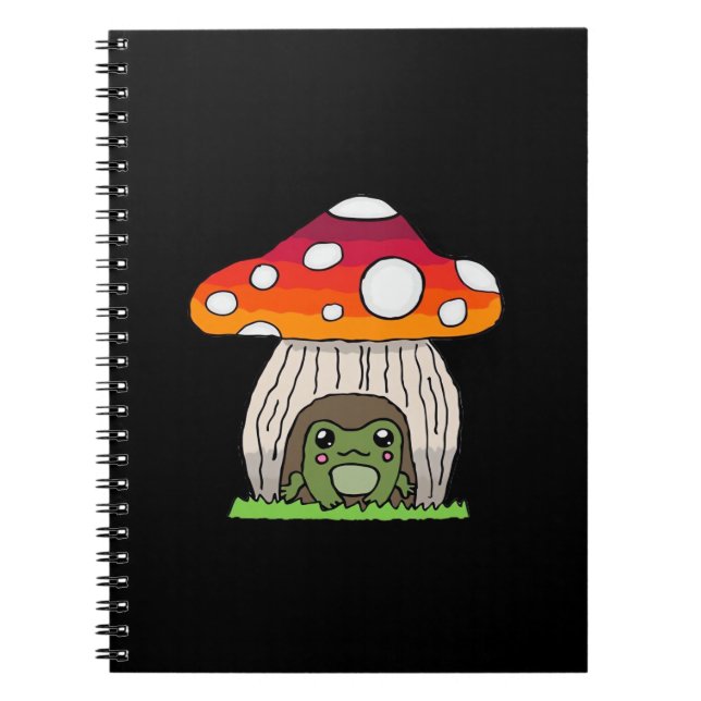 Goblincore Frog Classic Notebook (Front)