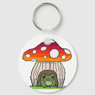 Goblincore Frog Classic Retro Appeal Keychain
