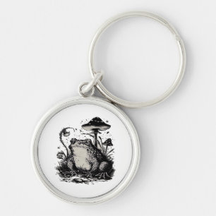 Goblincore Frog Minimal Classic Design Keychain