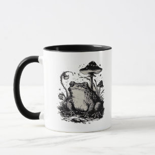 Goblincore Frog Minimal Classic Design Mug