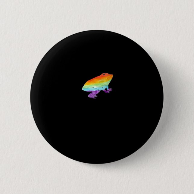 Goblincore Gay Frog Classic 2 Inch Round Button (Front)