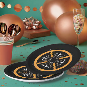 Goblins, Ghouls and Ghosts Halloween  Paper Plate