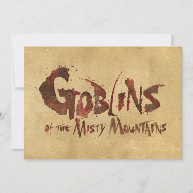 Goblins of the Misty Mountains (Front)
