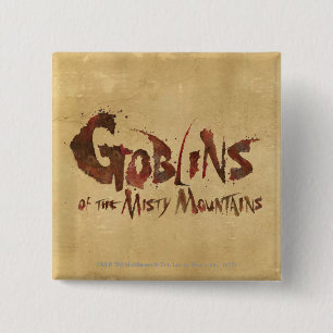Goblins of the Misty Mountains 2 Inch Square Button