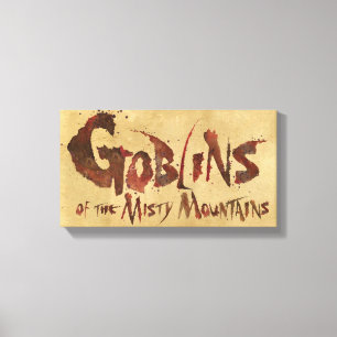 Goblins of the Misty Mountains Canvas Print