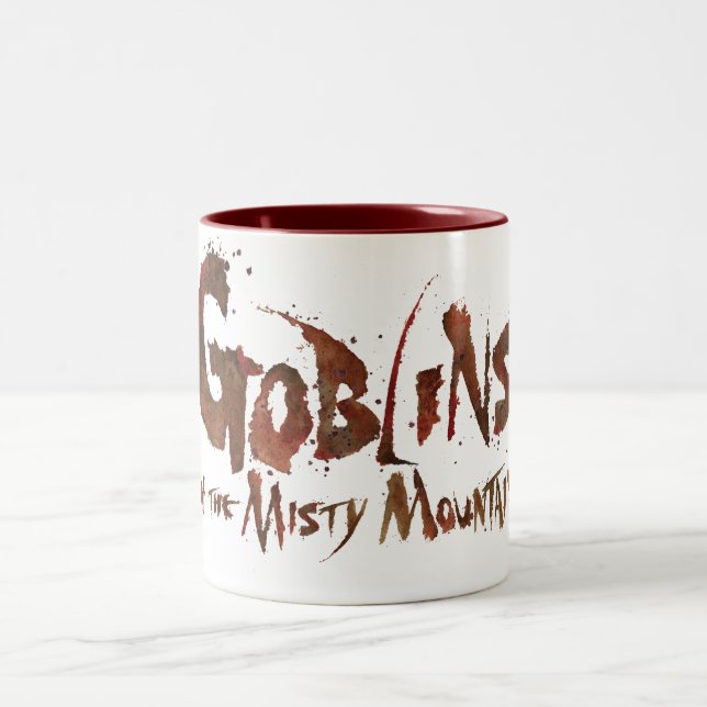 Goblins of the Misty Mountains Two-Tone Coffee Mug (Center)
