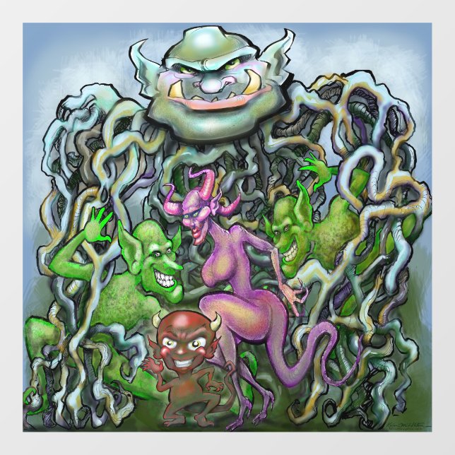 Goblins Window Cling (Sheet)