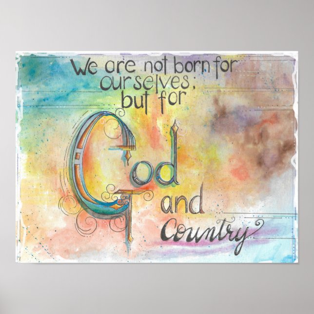 God and Country Poster (Front)