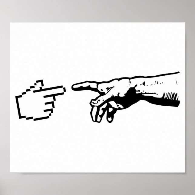 God and The Machine Hands Poster (Front)