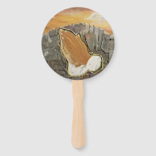 God Answers Prayers Hand Fans