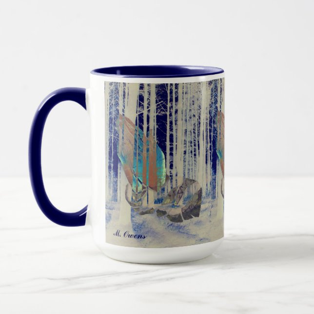 God Answers Prayers In All Seasons Mug (Left)