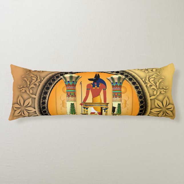 God Anubis Body Pillow (Front)
