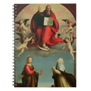 God appearing to St. Mary Magdalen and St. Catheri Notebook