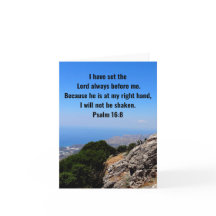 God At My Right Hand Is Unshakable Psalm 16:8
