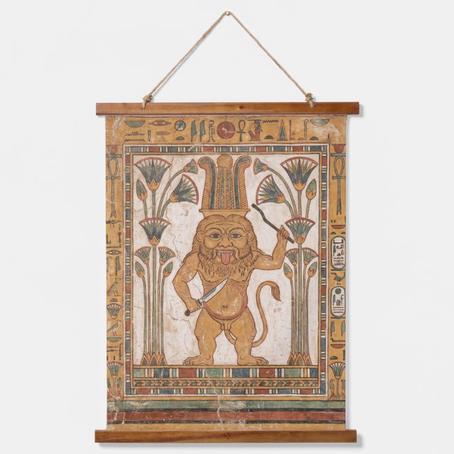 God Bes: Protector of the Home & Joy Hanging Tapestry (Front)
