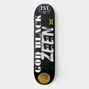 GOD BLACK ZEEN   8 1/2" Skateboard Deck