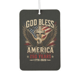 God Bless America 250 Years 1776-2026 Air Freshener