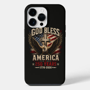 God Bless America 250 Years 1776-2026 iPhone 14 Pro Max Case