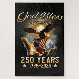 God Bless America 250 Years 1776-2026 Jigsaw Puzzle