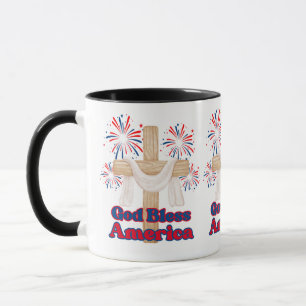 God Bless America A Faith-Filled Bible Patriot Mug