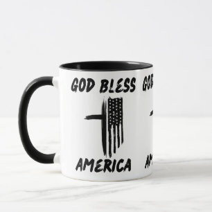 God Bless America A Faith-Filled Patriotic America Mug