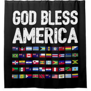 God Bless America All Countries Latino Pride I