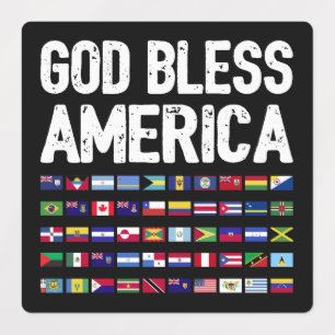God Bless America All Countries Latino Pride I