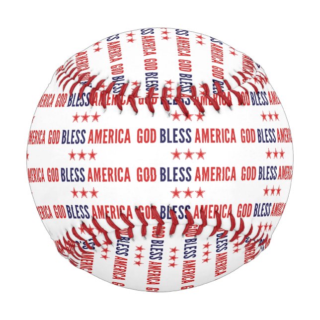 God Bless America Baseball (Front)