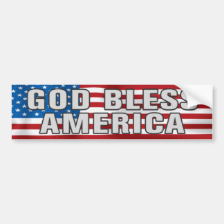 God Bless America Bumper Sticker