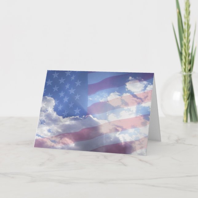 God Bless America Card (Front)