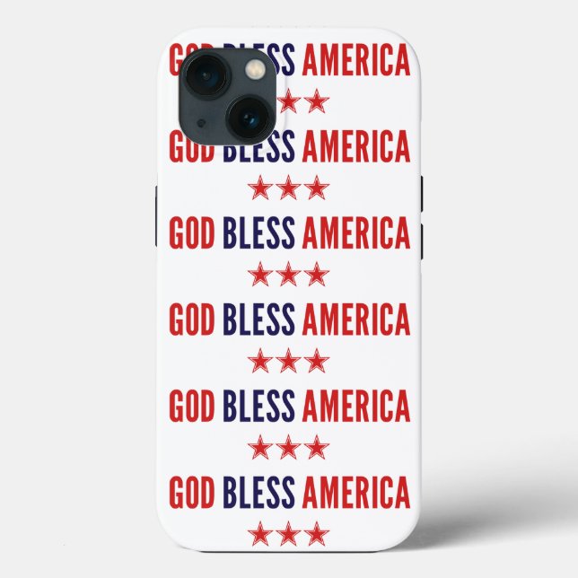 God Bless America Case-Mate iPhone Case (Back)