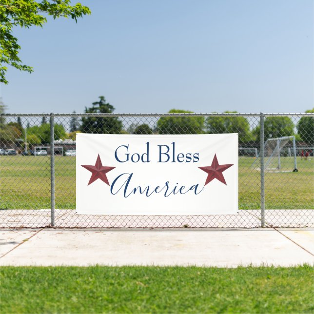 God bless America customizable Banner (Insitu)